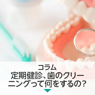 コラム｜藤尾歯科医院の定期健診、歯のクリーニングって何をするの？初めてのメンテナンスの流れをやさしくご紹介