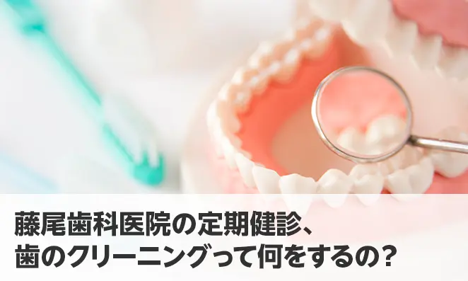 藤尾歯科医院の定期健診、歯のクリーニングって何をするの？初めてのメンテナンスの流れをやさしくご紹介